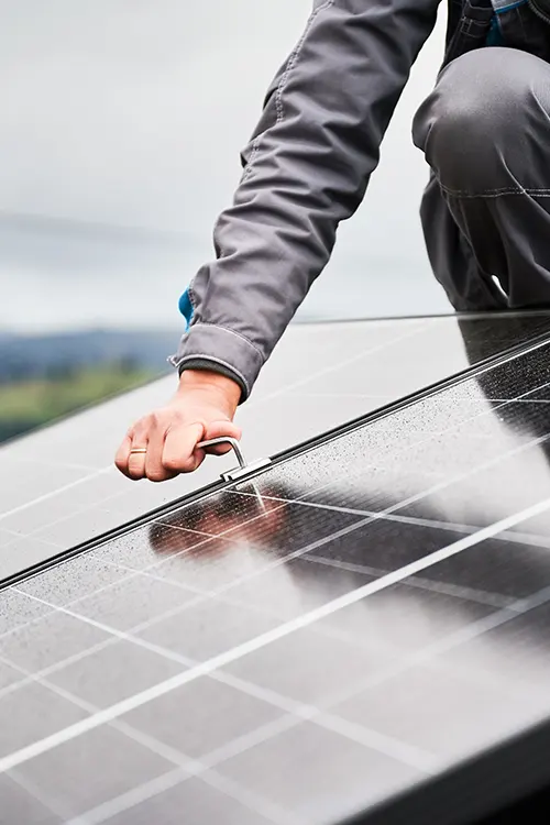 Placement de panneaux photovoltaïques